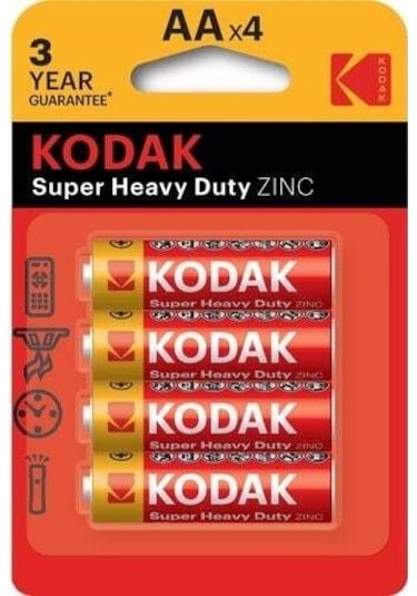 Kodak Çinko Karbon Blister Kalem Pil 4lü Aa-9015403028422