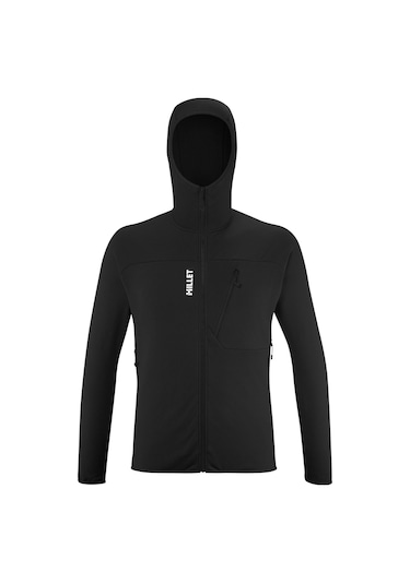 Millet Seneca Fl Hd Erkek Kapşonlu Polar Ceket Tam Fermuar Mıv10336 N0247 Siyah