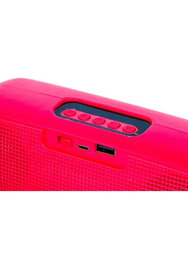 Platoon Pl-4458 Sd,usb Girişli Rgb Işıklı Bluetooth Speaker Ms-a11