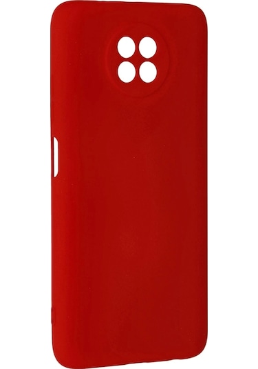 Durukar Redmi Note 9 5g Kılıf Nano İçi Kadife Silikon - Kırmızı