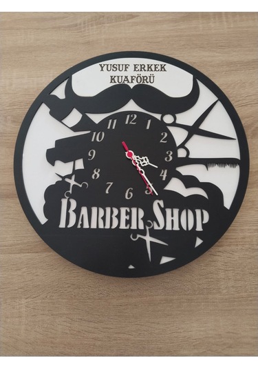 Berber///kuaför//güzellik Merkezi Kişiye Özel İsim Yazılı Şık Renkli