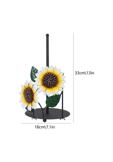 Homyl Ev İç Mekan Banyo Için Şık Ayçiçeği Peçetelik Çok Renkli