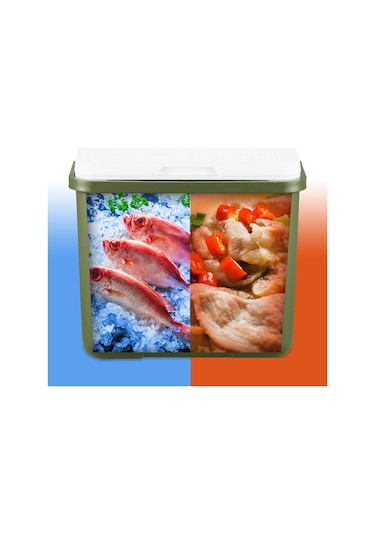 Dolıty Taşıma Için Soğutucu Çanta Depolama İkram Therma Yeşil Ordu Çok Renkli