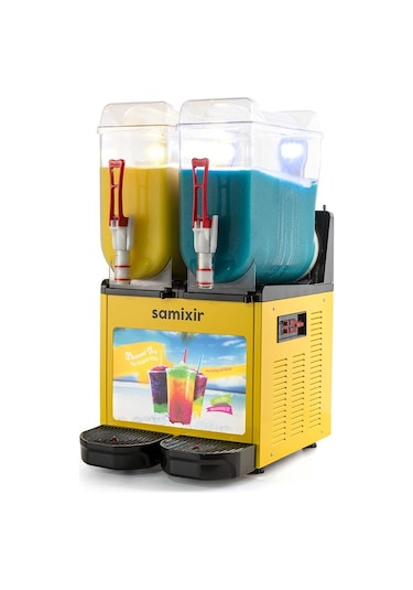 Samixir Twin Allure Çiftli 12+12 Lt Slush Buzlaş Karlamaç Makinesi Slush-24-ya