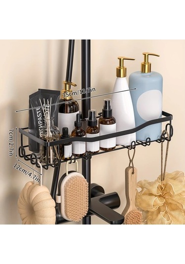 Xuweiwei 1 Adet Gümüş Banyo Rafı, Duvara Monte Askılı Yüzer Raf, Duş Rafı Aksesuarı Gümüş