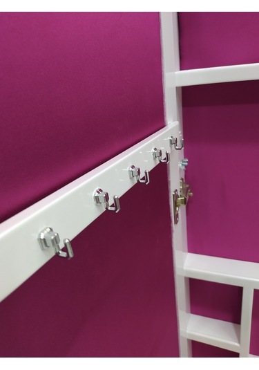 Bengi Ticaret Boy Ahşap Kayın Mdf Gövde Natüre Klasik El Yapım Ayna Takı Dolabı Parlak Beyaz Bengi Ticaret Boy Ahşap Kayın Mdf Gövde Natüre Klasik El Yapım Ayna Takı Dolabı Parlak Beyaz