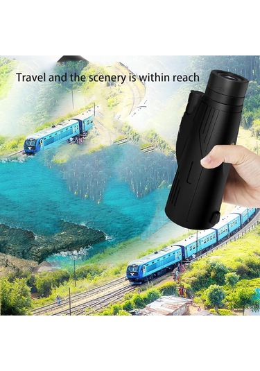 Yetişkin Monoküler Teleskop, Kuş Gözlemciliği İçin Tripod İle Kamp Seyahat