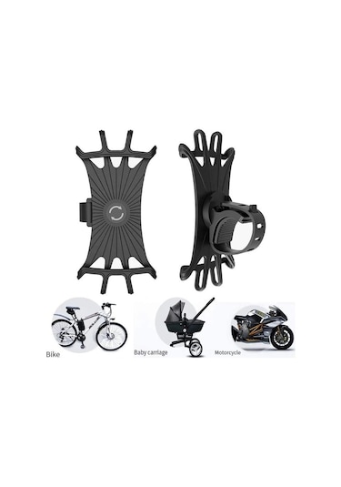 Esnek Silikon Örümcek Bisiklet Telefon Tutucu-186456