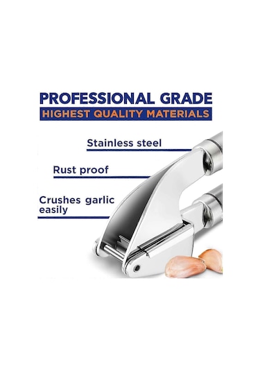 Premium Sarımsak Ezici Ve Limon Rendesi Siyah İkili Çok Renkli