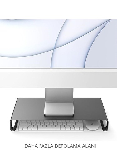 Çok Amaçlı Monitör Laptop Notebook Standı Uzay Gri