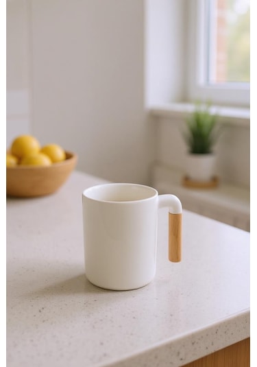 Bambum Aron - Tekli Kupa Beyaz