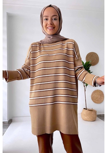 Lady Triko Tunik - Bej