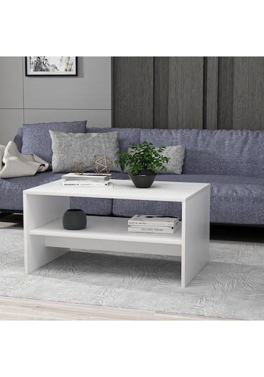 Ollon Orta Sehpa Beyaz-beyaz Beyaz