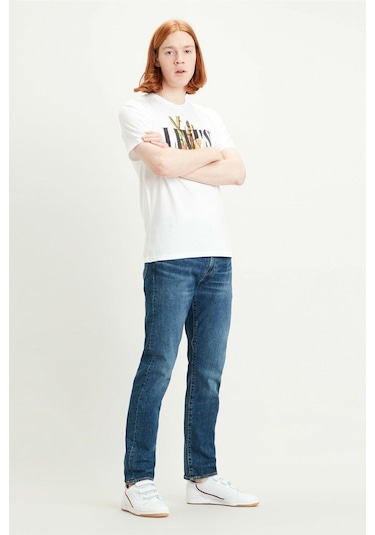 Levi's Erkek 502 Taper Erkek Jean Pantolon-wagyu 2950709330-1962 Dark İndigo - Flat Finish