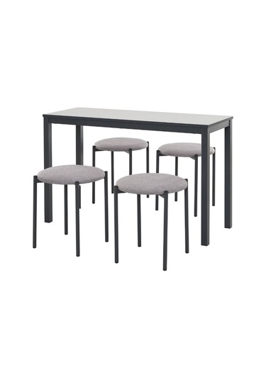 Balkon Masası 120 X 45 Cm Gri