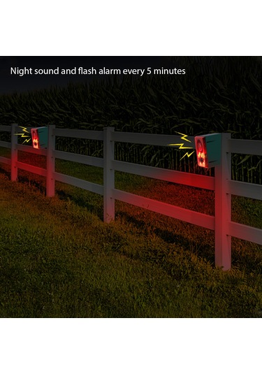 Geeksen Güneş Enerjili Hareket Sensörlü Alarm Sistemi - Uzaktan Kumandalı, 3 Modlu Ses Ve Işık Uyarısı, Kayıt Özellikli