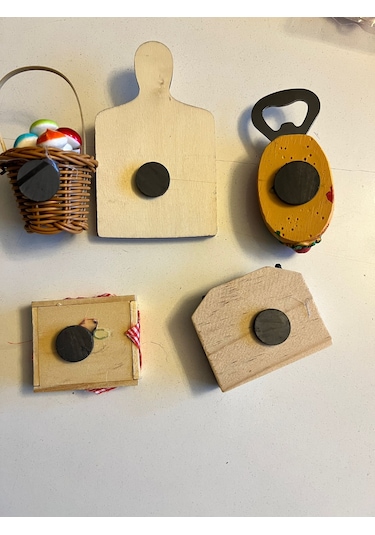 5 Adet Birden Magnetli Mini Buz Dolabı Süsü Ve Oyuncak