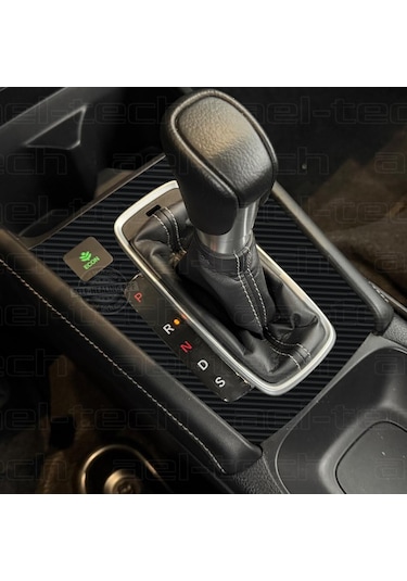 Honda City Uyumlu Piano Black Vites Etrafı 5d Karbon Görünümlü Tpu Koruma 2021/2024