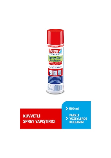 Sprey Yapıştırıcı, Ekstra Güçlü, 500ml