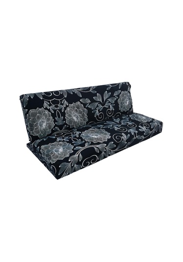 Yaozixa Yüksek Elastik Poliester-spendeks Koltuk Örtüsü, Yüksek Dayanıklı, Yıkama Kolay, 160-190cm Uzunlukta, Ev Dekoru Koltuk Koruması Siyah