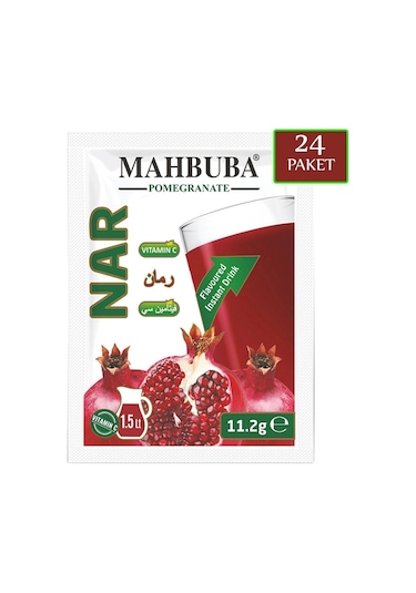 Mahbuba Nar Aromalı Soğuk Toz Içecek 24x11.2gr 11.2 G