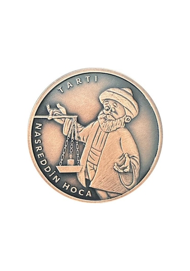 Agakulche Nasreddin Hoca Bronz Sikke Coin