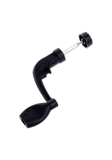 Skycity Plastik Ve Metal Konstrüksiyonlu, 200 Model Çift Taraflı Katlanabilir Olta Makinesi Kolu, Siyah Renk, Kolay Kurulum Ve Kullanım