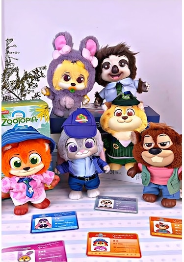 Zootopia 2 Figür Peluş Serisi - Nick Wilde, Judy Hopps Koleksiyon