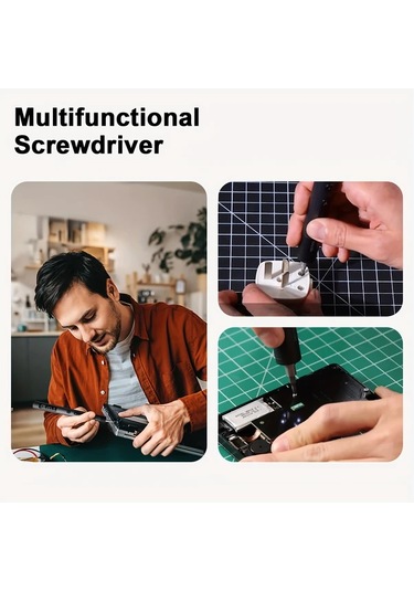 Xuweiwei Şarj Edilebilir 4ü 1 Arada Yüksek Hassasiyetli Kablossuz Elektrikli Vidalama Seti Lityum Pili 240rpm Tork Telefon Laptop Kamera Tamiri