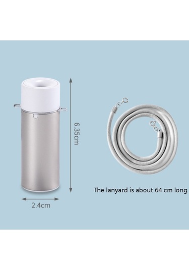 Sones Ep205 Taşınabilir Hava Temizleyici Negatif İyon Kolye Askılı Yaka Temizleyici Gümüş