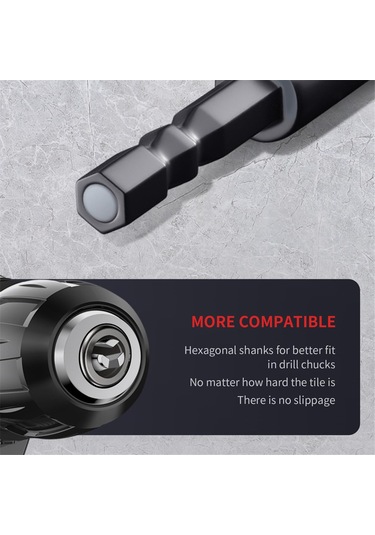 10 Adet Elmas Matkap Ucu, 6 Mm Kuru Elmas Çekirdek Matkap Ucu Seti