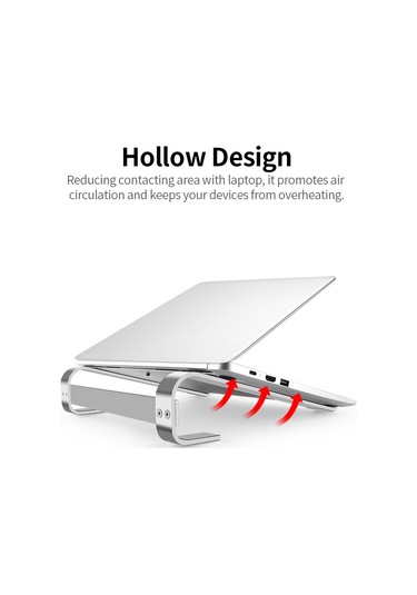 Springsun Bilgisayar Standı Kalınlaştırılmış Alüminyum Alaşımlı Dizüstü Bilgisayar Standı 10-18 İnç Dizüstü