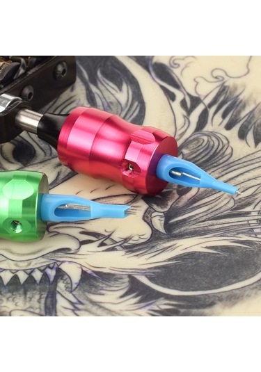 Shineyee Atomus 100 Parça Paslanmaz Çelik Dövme İğneleri Seti, 1rl 3rl 5rl 7rl 9rl Karışık Modeller, Profesyonel Kullanım