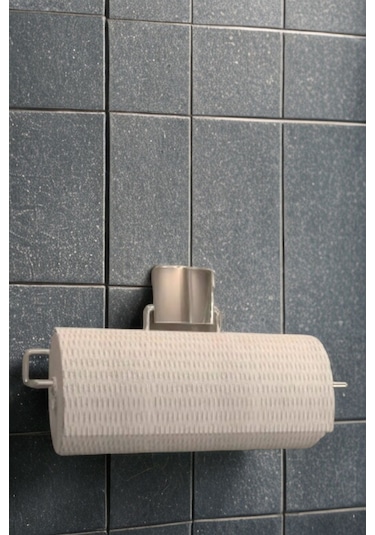 Decorev Lüks Krom Rulo Havlu Askı Modern Banyo Aksesuarı Krom