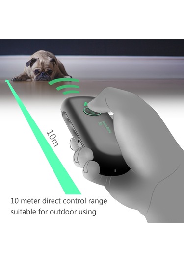 Geeksen D8 Ultrasonik Köpek Havlama Durdurucu - 15 Gün Kullanım Süresi, 60 Gün Bekleme Modu, Abs Malzeme, Gri Renk