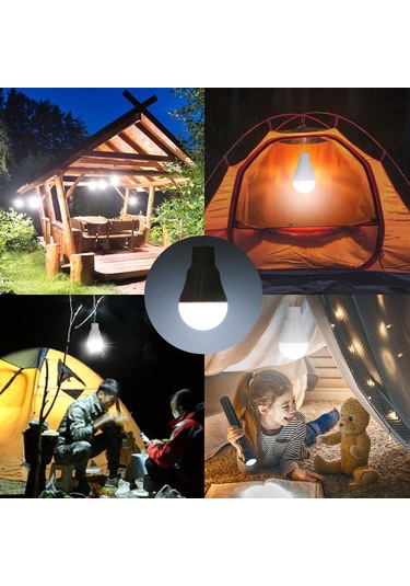 Gajeena Güneş Enerjili 12 Led Dış Mekan Acil Işık Topu - Beyaz Işık, Taşınabilir, 4 Saat Aydınlatma Süresi, Tekli Paket Beyaz