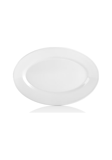 Melamin Salata Tabağı Lokanta Tipi Kayık Tabak Servis Tabağı 22cm