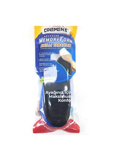 Advanced Memory Foam Hafızalı Kesilebilir Tabanlık - Siyah