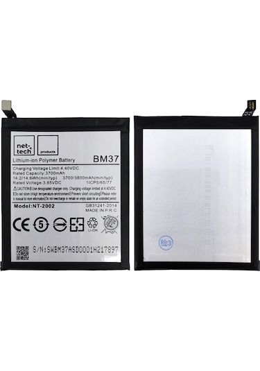 Teknonet Xiaomi Mi 5s Plus Uyumlu Nettech Bm37 3750 Mah Batarya