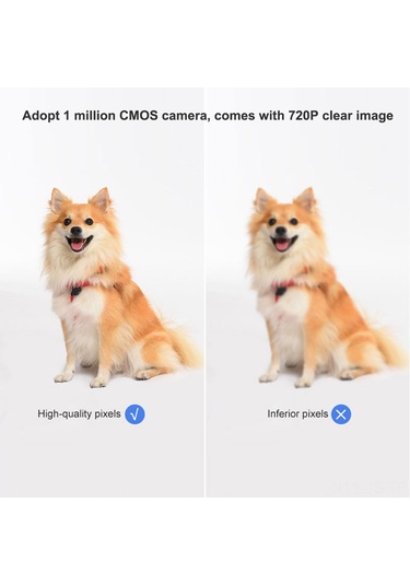 Jeemson A3 Wifi Konuşabilir Kamera: İki Yönlü Konuşma, Uzak Erişim, Kızılötesi Gece Görüşü, Hareket Algılama, 32gb Tf Kart Desteği