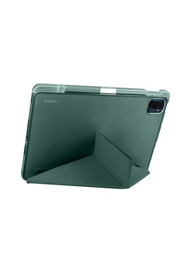 Xiaomi Uyumlu Mi Pad 5 / Mi Pad 5 Pro Kılıf Kalem Bölmeli Silikon Smart Cover Tablet Kılıfı