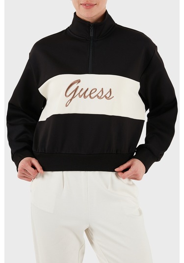 Guess Bayan Sweat V5bq00 Kcx22 Jblk Siyah Siyah