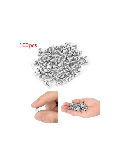 Lemestar Motosiklet, Atv/utv Ve Off-road Araçları İçin Tungsten Çelik Kaymazsız Tırnak Çivileri 8mm 10mm - 100 Adet, Yüksek Dayanıklılık Ve Kaymazsız Performans