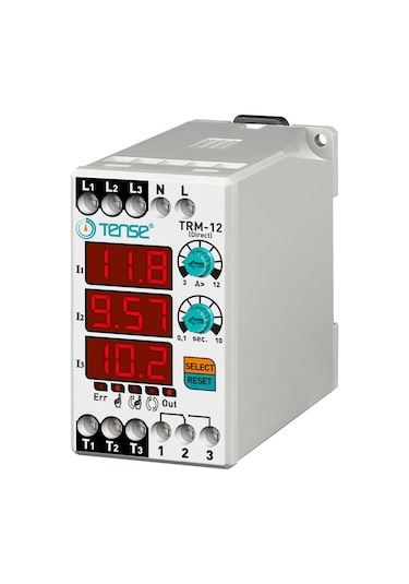 Tense Trm-100 40a-100a Dijital Termik Rölesi