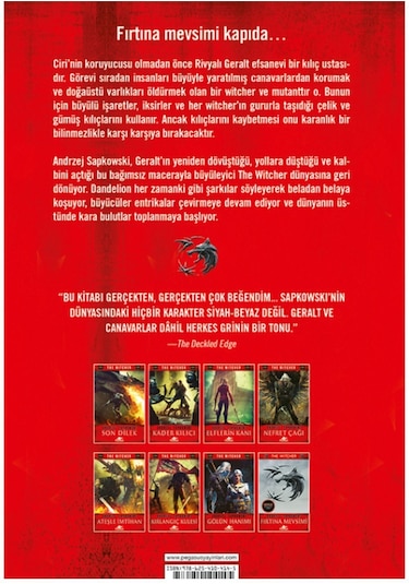 Fırtına Mevsimi Bir Witcher Romanı / Andrzej Sapkowski