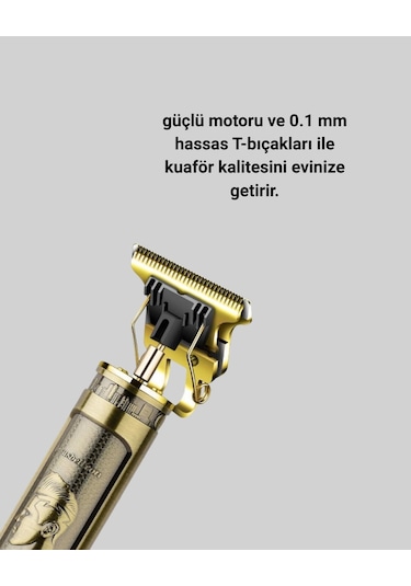 Lcd Ekranlı Şarjlı Tıraş Makinesi Erkek Saç Sakal Kesme