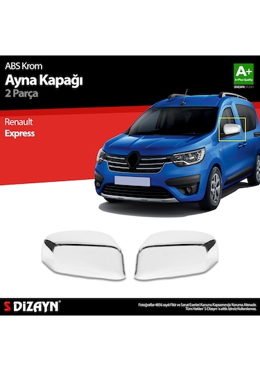 S-dizayn Renault Express Abs Krom Ayna Kapağı 2 Prç 2021 Üzeri