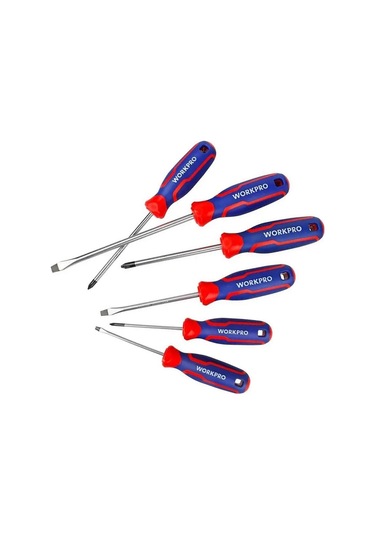 Workpro Wp200504 6 Parça Profesyonel Cr-v Manyetik Tornavida Seti Fr Wp200504