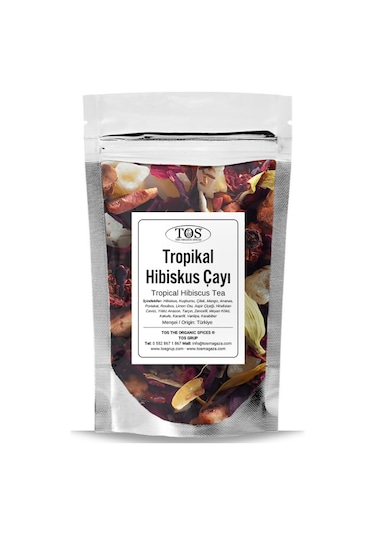 Tos The Organic Spices Tropikal Hibiskus Çayı 40 G