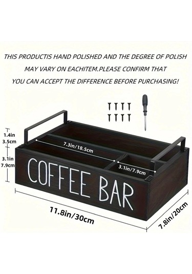 Suntek Ev Partisi Restoranı Için Kahve İstasyonu Siyah